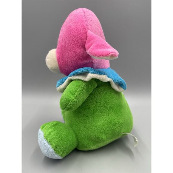 Pink Lamb Sheep Plush W/ Embroidered Flowers Front 9.5” Stuffed Animal Colorful - Picture 9 of 12